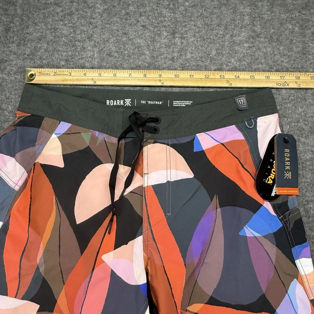 Roark The Boatman 32 Multicolor Cordura Fabric Men's‎ Boardshorts